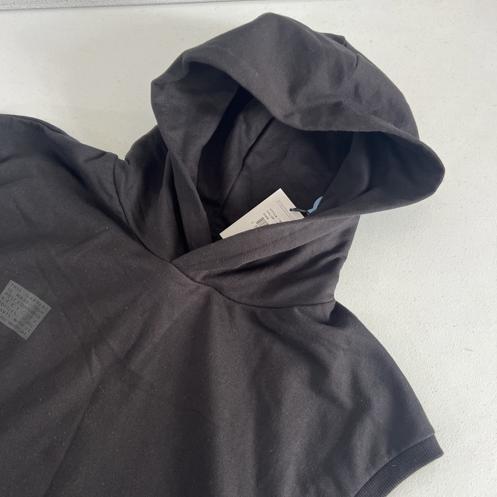 Noize Black Sleeveless Hoodie - Picture 9 of 10